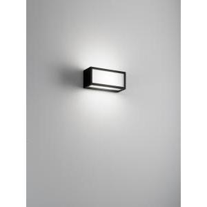 Applique parete nero max 1x60w e27 ip54 250x110x100  - 528