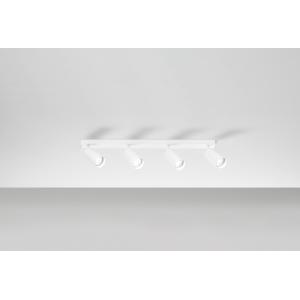 Plafoniera orientabile bianca 4x28w gu10  - 774