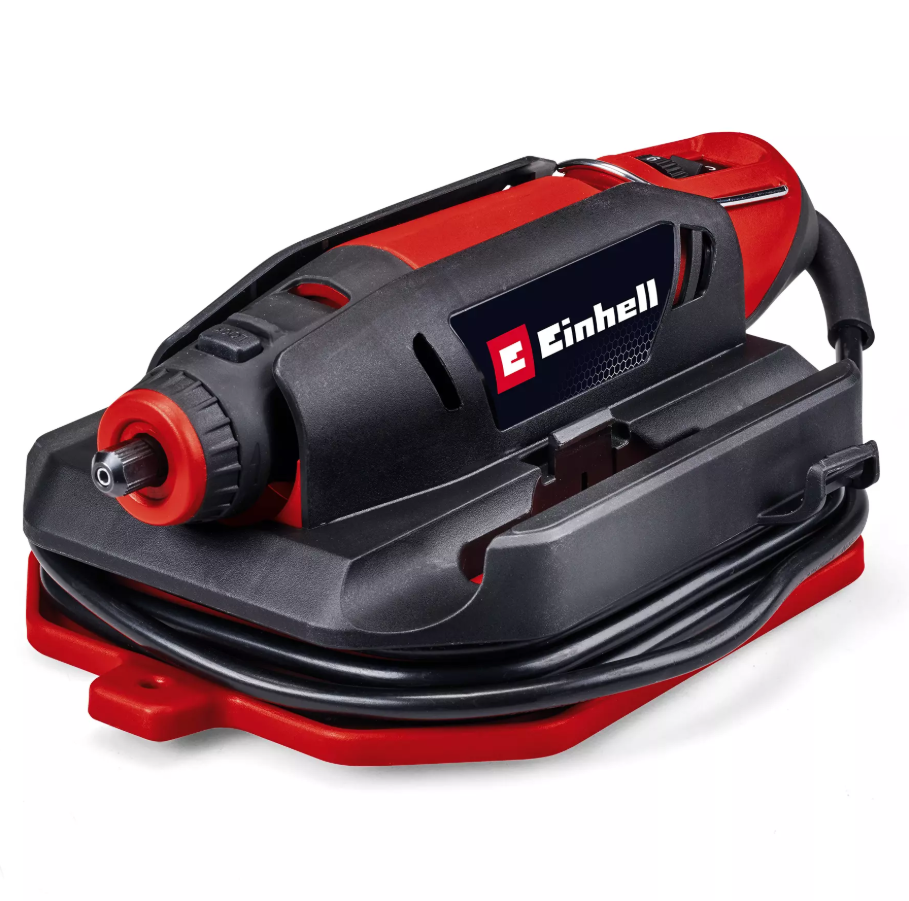 minitrapano elettrico einhell con supporto e cavo