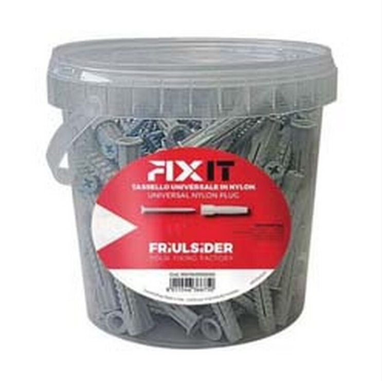 secchiello tasselli nylon universali fixit friulsider 6 mm