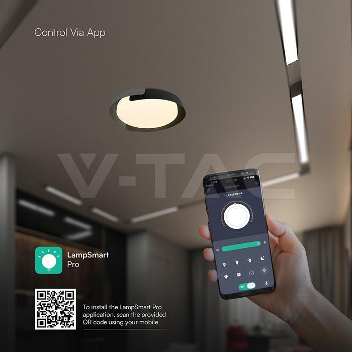 plafoniera led smart controllo via app lampsmart pro