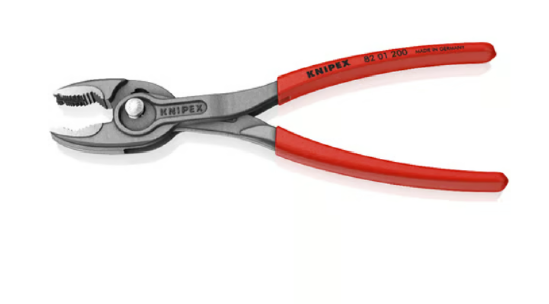 pinza presa frontale knipex con regolazione a pulsante 5 posizioni