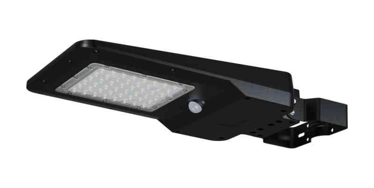 lampione stradale solare led con sensore di movimento pir