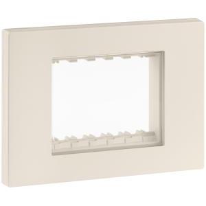 Placca calotta bianca stagna ip55 3 moduli linea  30943.01
