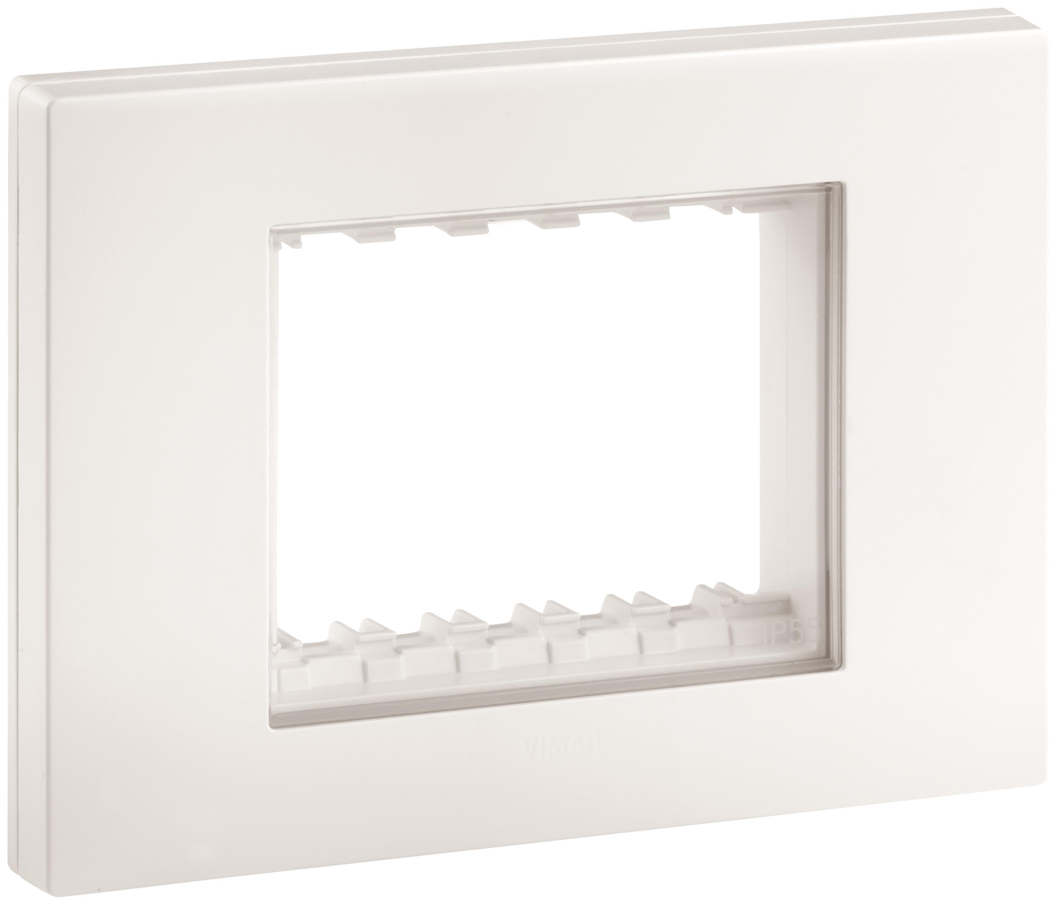 Calotta da parete ip55 3 moduli vimar linea bianca