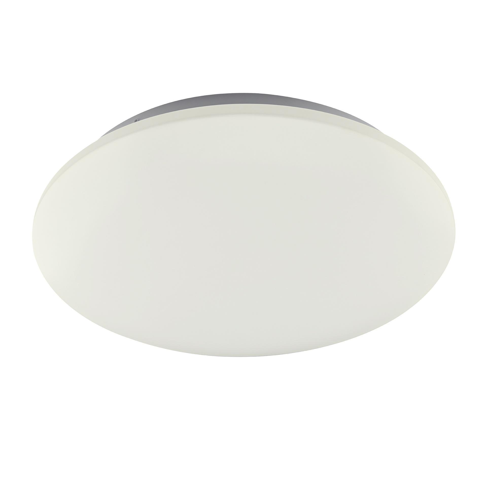 plafoniera tonda bianca da soffitto 3xe27 diametro 38 cm