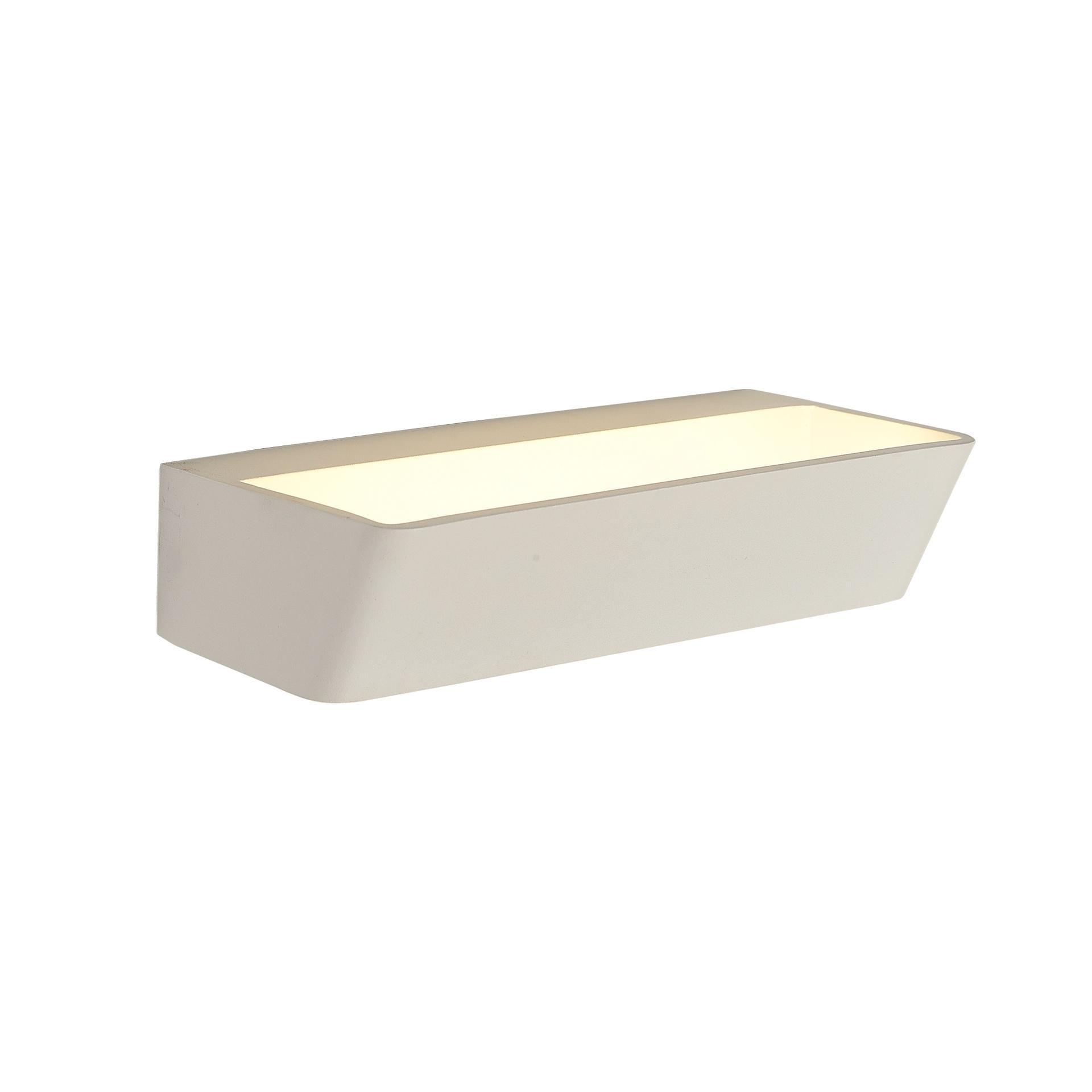 applique led da parete bianca 21w 3000k design lineare