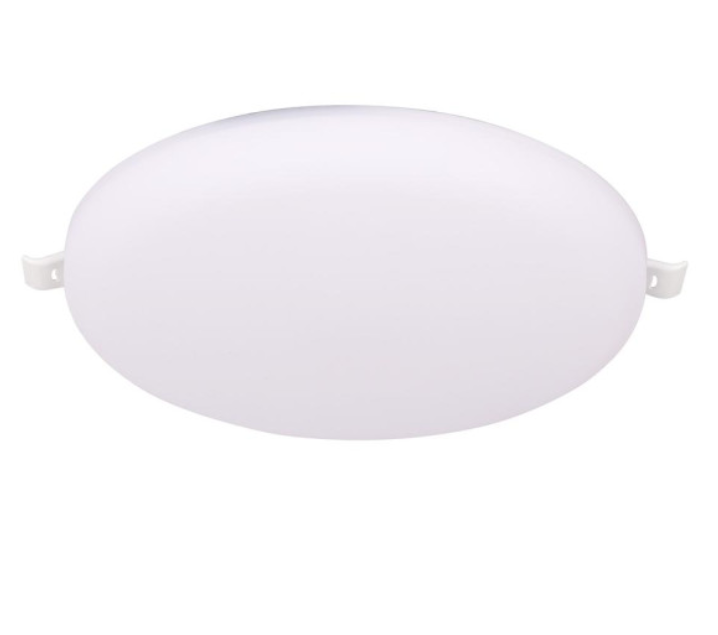 retro plafoniera led tonda con molle di fissaggio e cavo