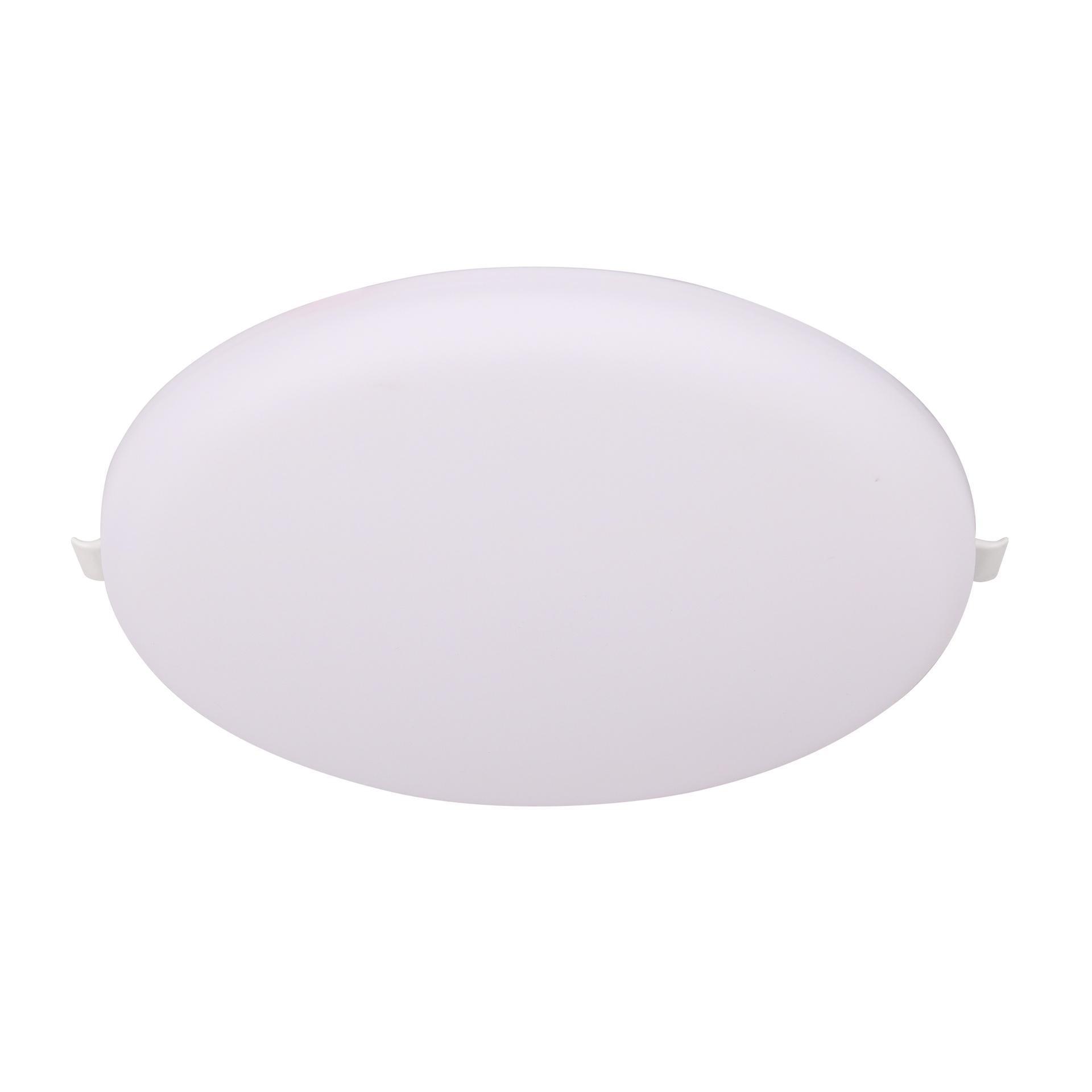 downlight led rotondo da incasso bianco diametro 22 cm 32w 3000k