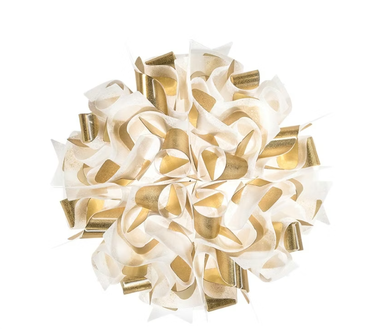 plafoniera slamp veli aurea white gold vista dall alto