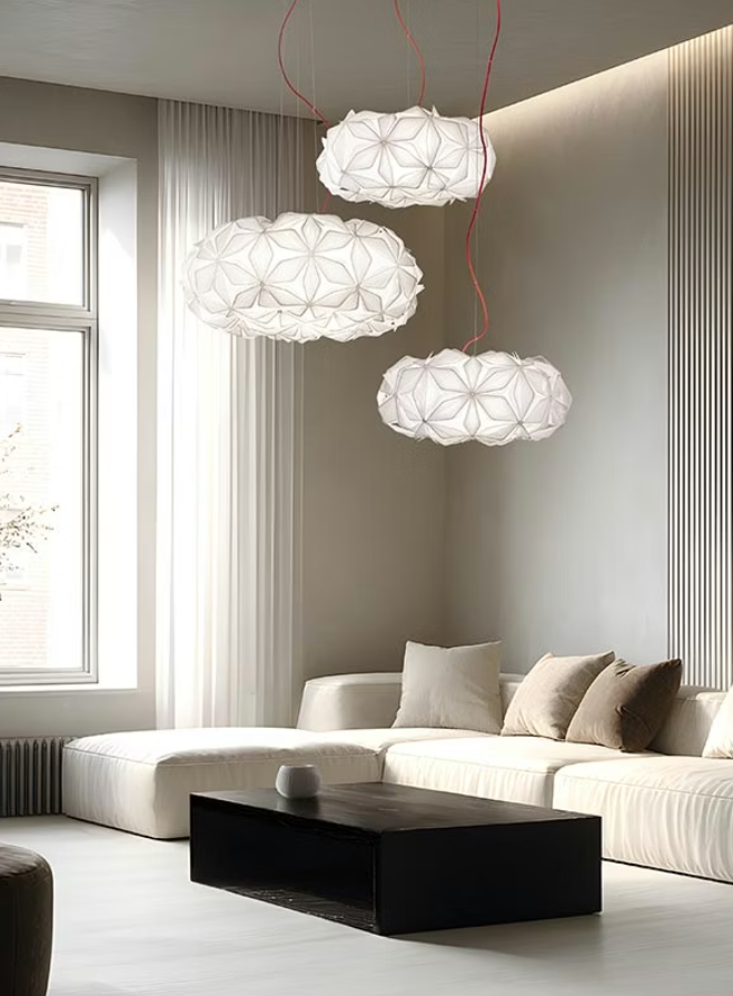 lampada a sospensione slamp cest la vie medium bianca dettaglio diffusore