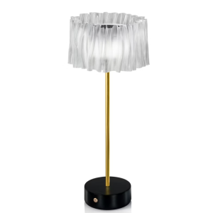 Lampada da tavolo nera a batteria 26cm  - acrt000prb000bt000eu