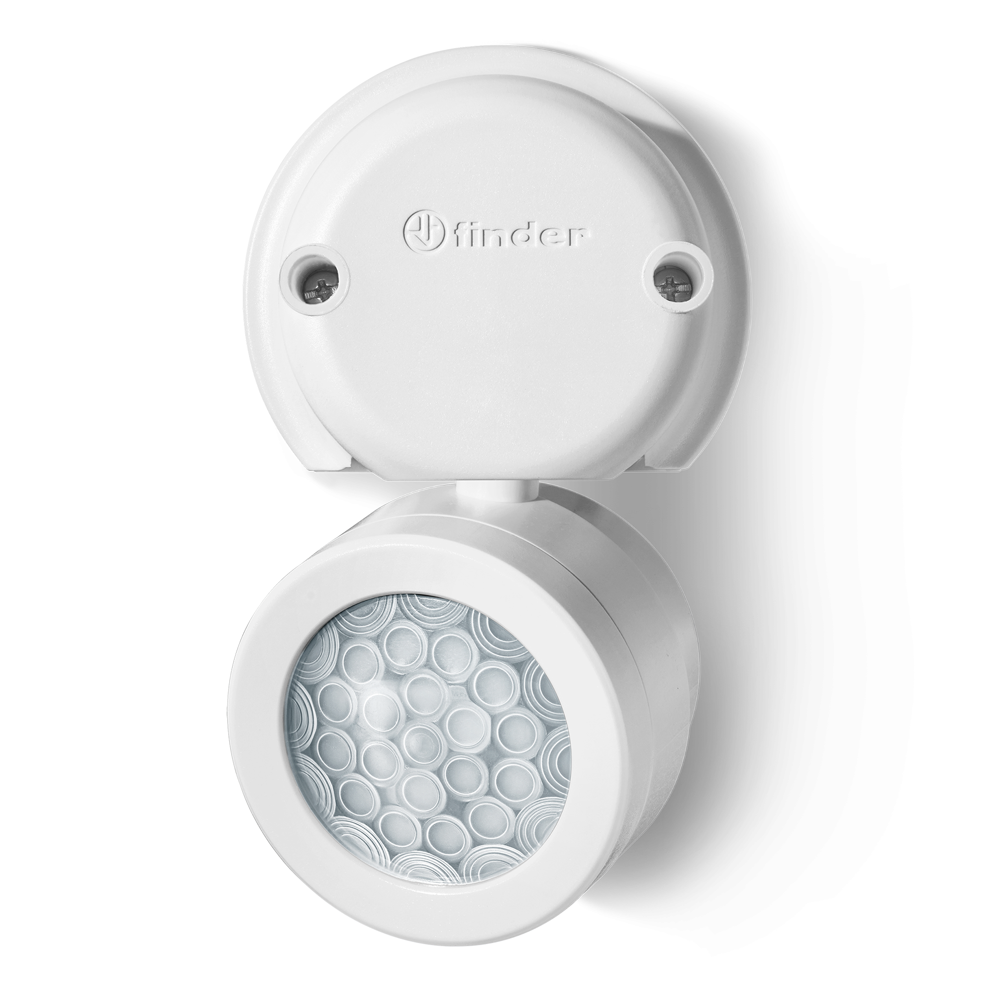rilevatore di movimento da esterno finder orientabile a parete bianco