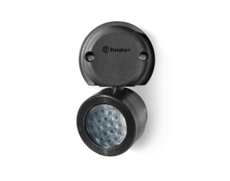 sensore di movimento da esterno finder grigio antracite orientabile