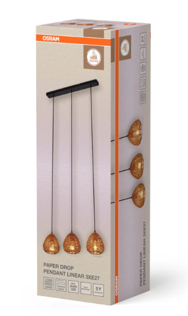 istruzioni di montaggio sospensione lineare 3 luci e27 a soffitto