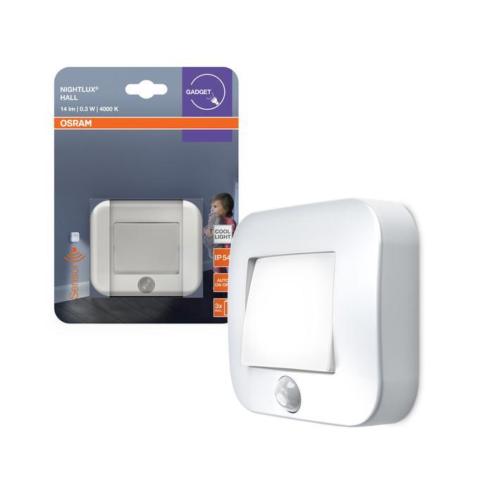 luce notturna a batteria ip54 ledvance nightlux hall confezione blister