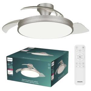 Ventilatore soffitto con luce led dimmerabile dc 48 cm philips - atldimnick