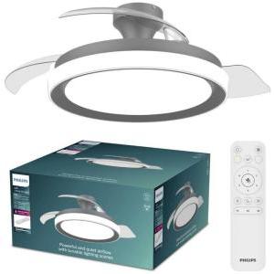Ventilatore soffitto con telecomando e luce led dimmerabbile  dc 51cm philips - blissbldim