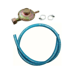 Tubo gas gpl ø8x13 150cm con regolatore di flusso  - sactub0001ga