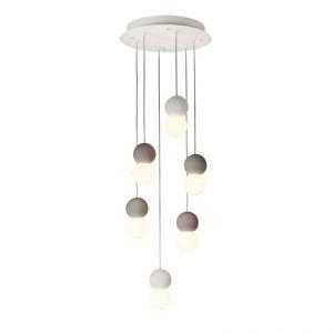 Lampadario sospensione 6 luci e27 ø44 cm  - 7622