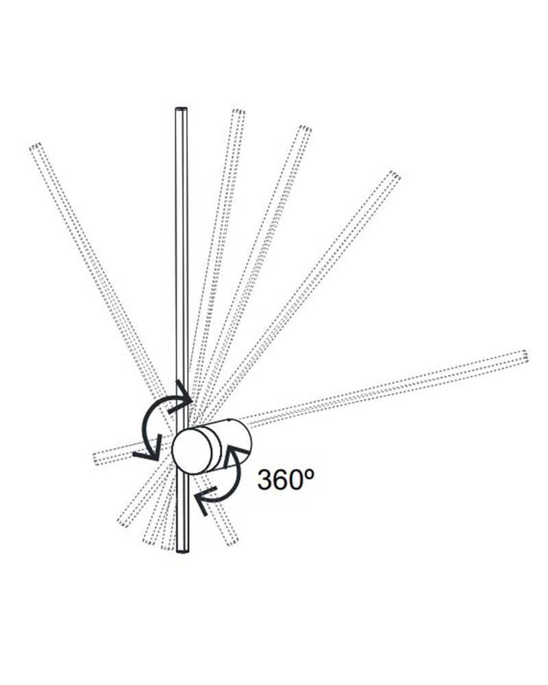 mantra applique led 12w 125cm mantra - 7867 - foto 4