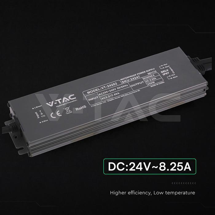 alimentatore led 24v 8 25a uscita in corrente continua