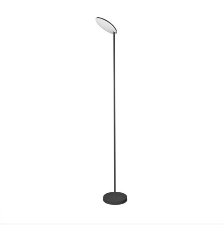 schema misure lampada da terra led dimmerabile altezza 182 cm base 25 cm diffusore 27 cm