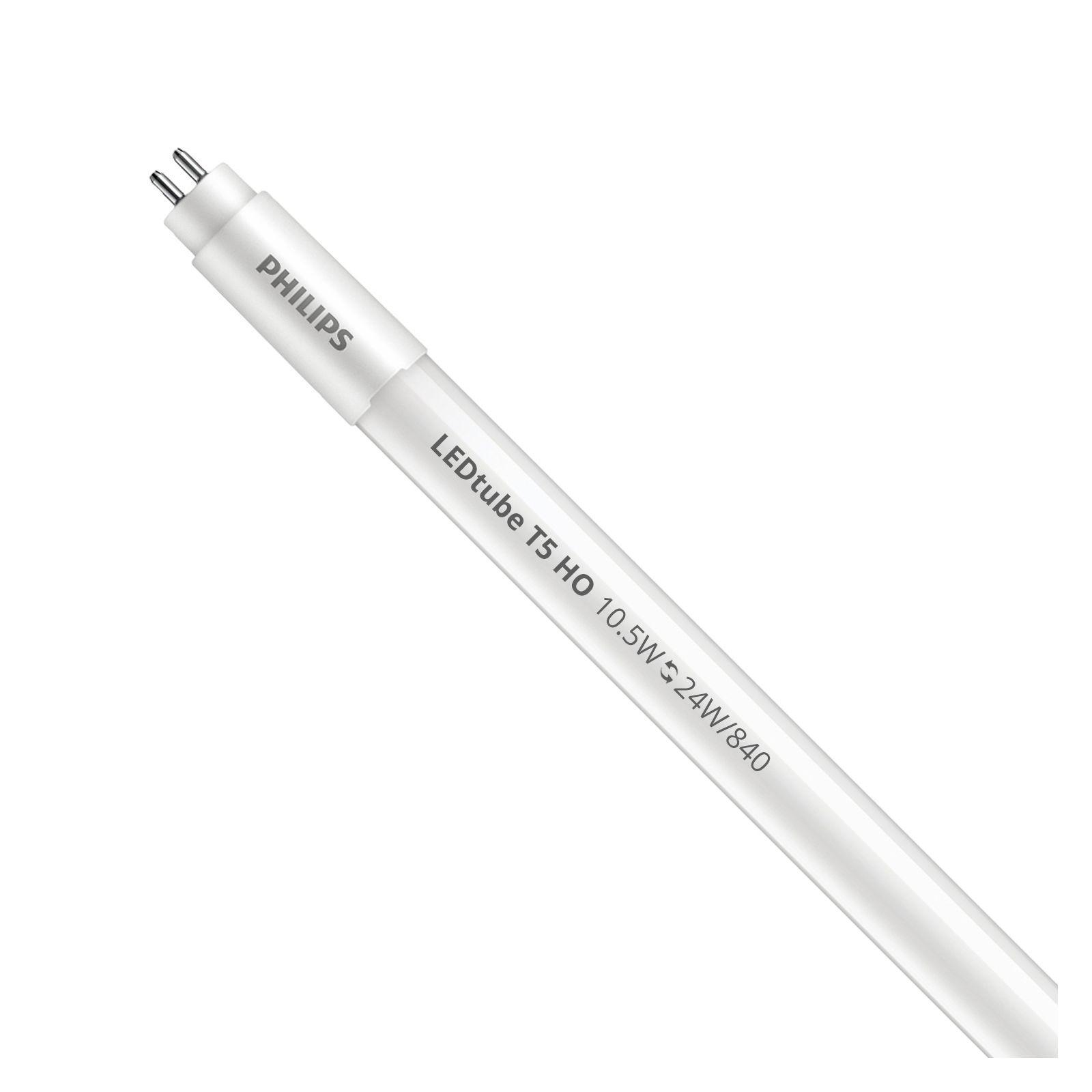 tubo led t5 philips 600mm 10 5w 840 4000k attacco g5