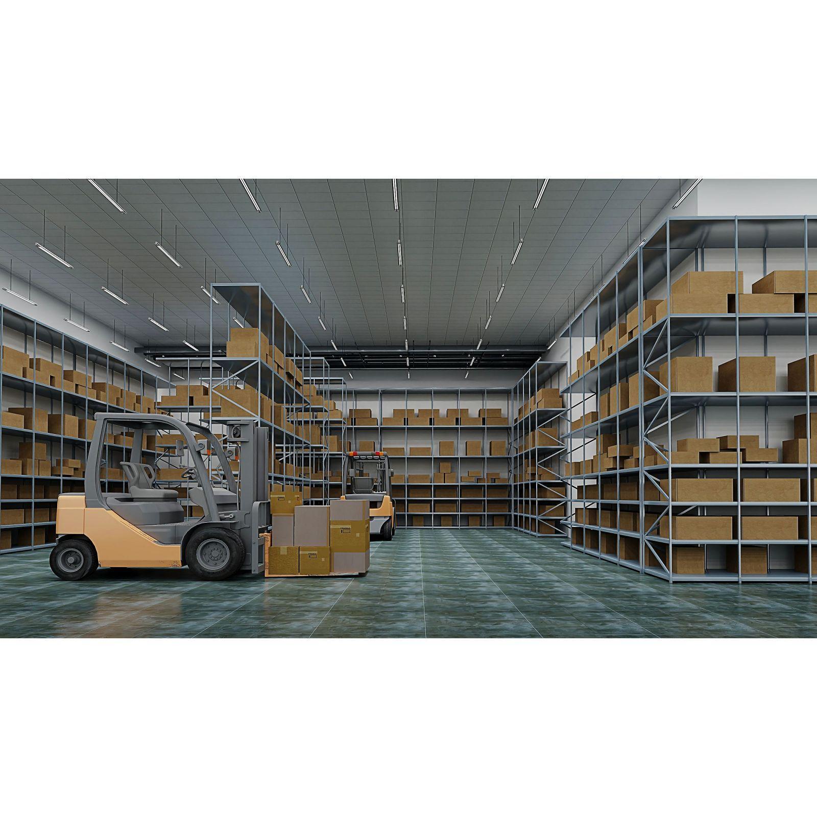 illuminazione magazzino con tubi led t5 a soffitto