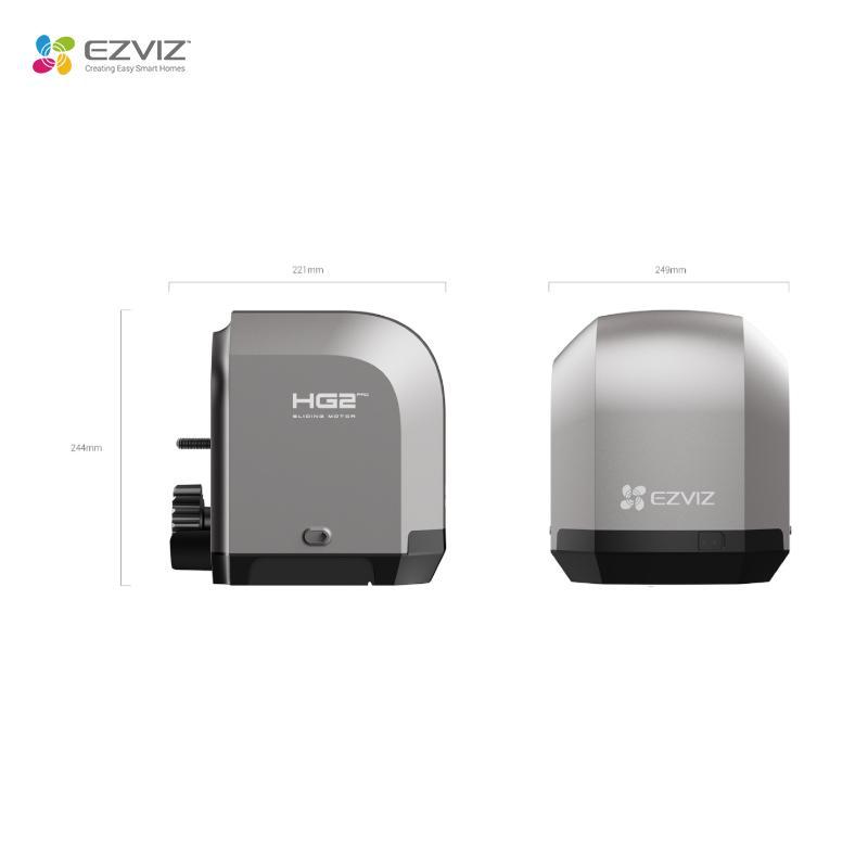 motore per cancello scorrevole smart hg2 600 pro vista laterale e frontale