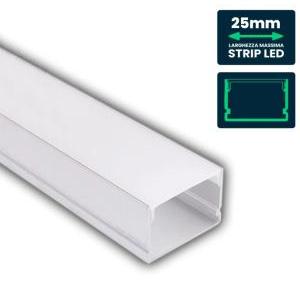 Profilo alluminio lineare 2 m v tac 3371