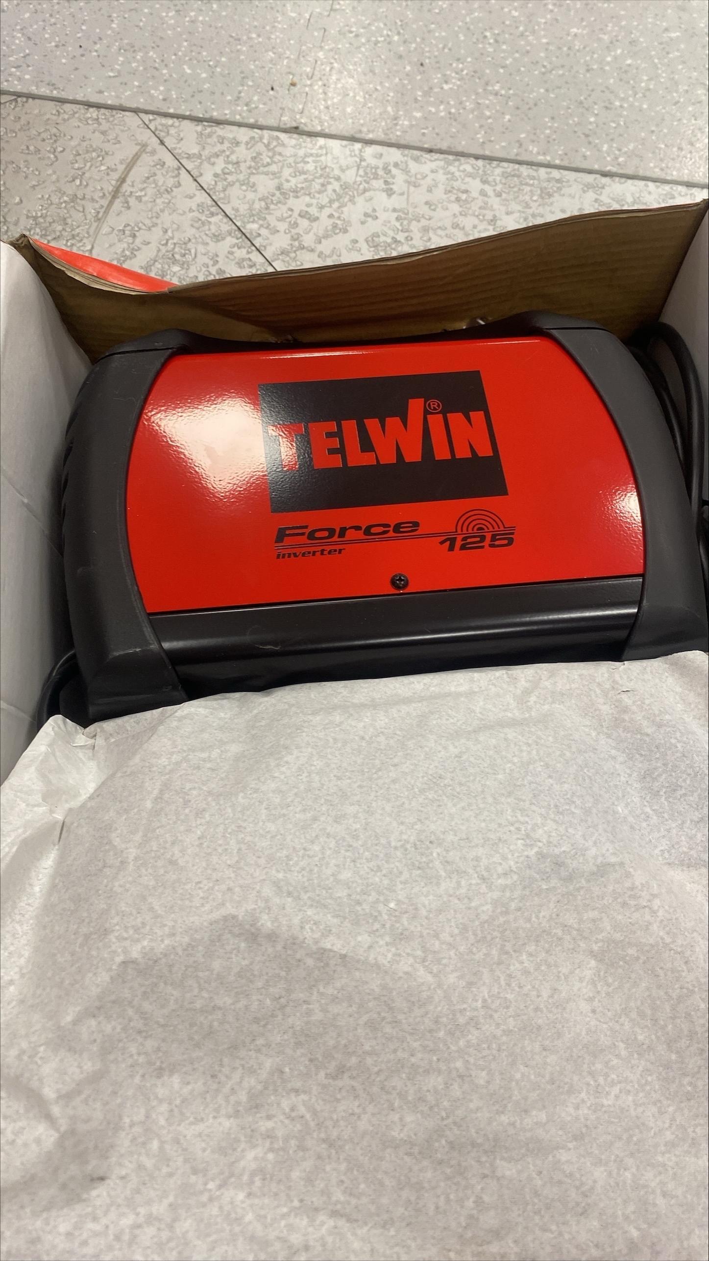 TELWIN SALDATRICE INVERTER FORCE 125 + VALIGIA IN CARTONE + ACCESSORI 815872 03