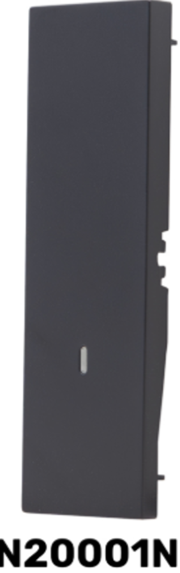 cover nera 1 modulo in tecnopolimero serie zen