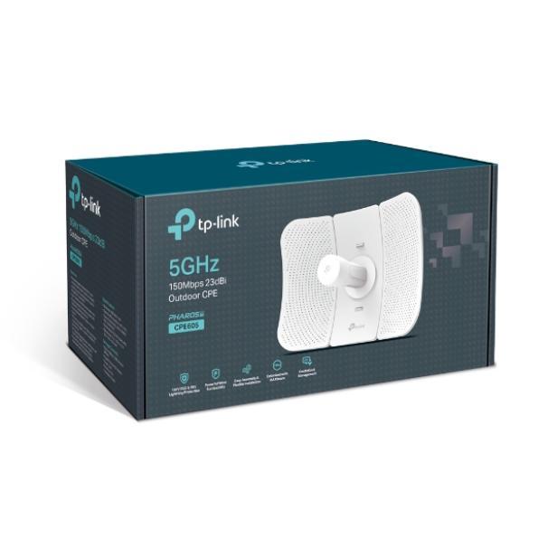 confezione tp link pharos cpe outdoor 5 ghz 150 mbps 23 dbi