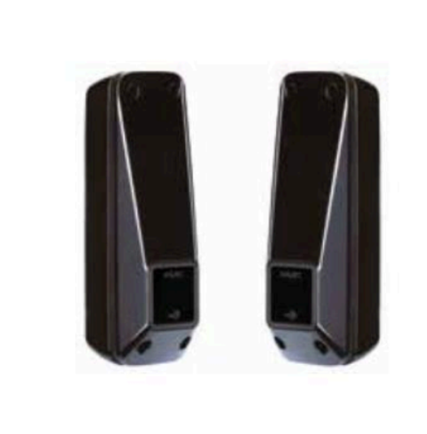 fotocellule faac orientabili da parete xp20b d vista frontale