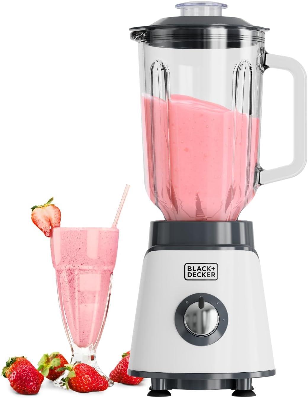 frullatore a bicchiere black decker caraffa vetro 1 5 l frullatore a bicchiere black decker con caraffa in vetro 1 5 l e comando a manopola