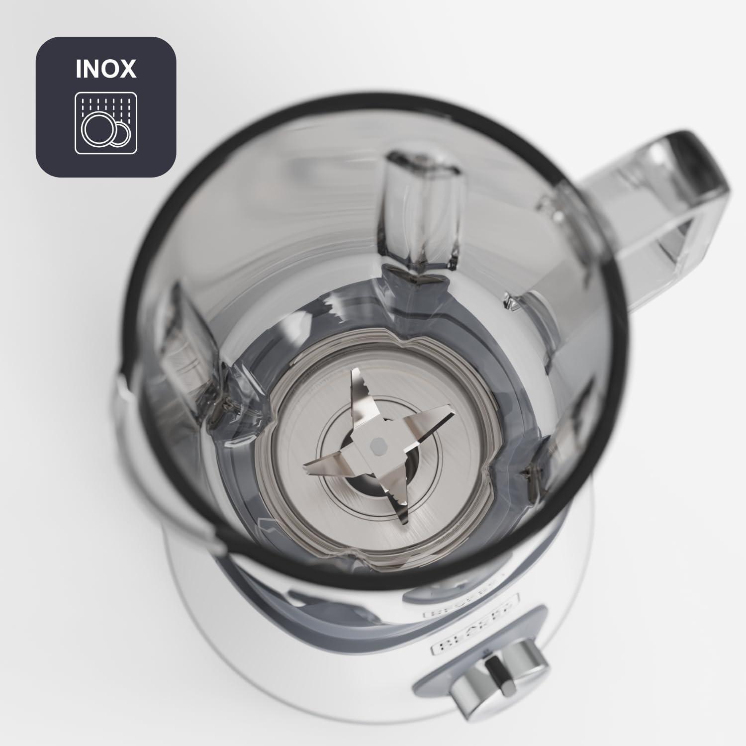 frullatore a bicchiere 1000w caraffa vetro 1 5 l frullatore a bicchiere 1000w con caraffa in vetro 1 5 l per bevande e tritaghiaccio