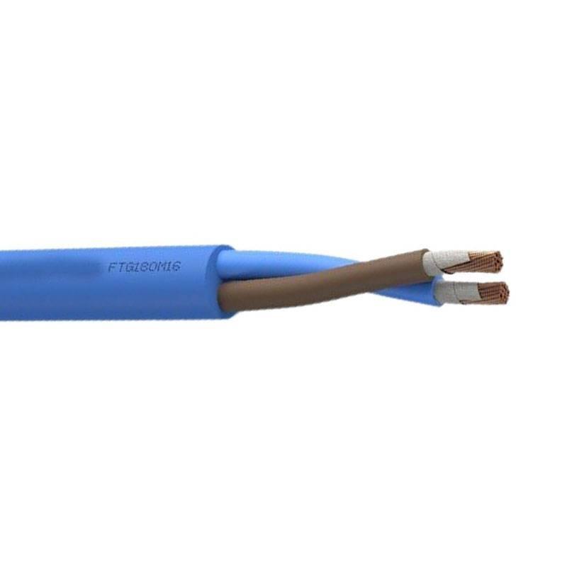 cavo elettrico ls0h ftg18om16 guaina blu 2x15 mm2