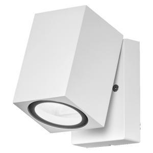 Applique esterno bianco 1x35w gu10 orientabile 10cm  - lum446290