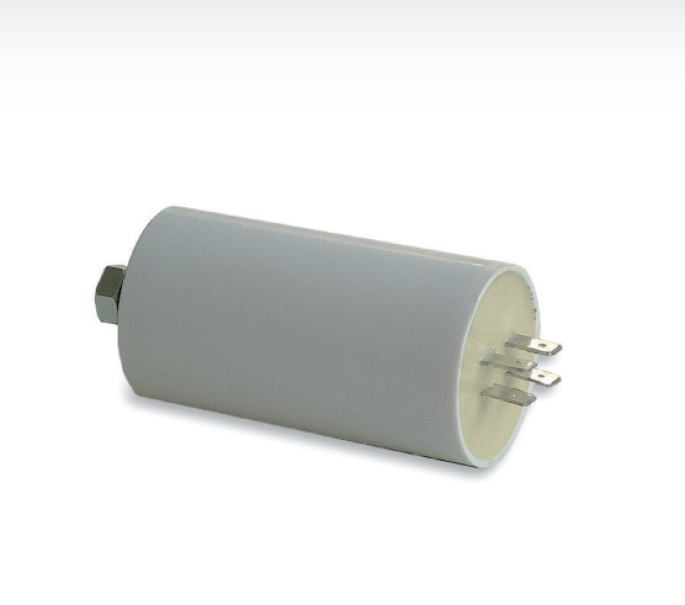condensatore di rifasamento per motore 80uf 450vac con faston 63