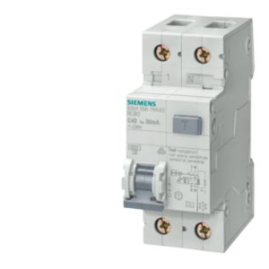 Interruttore magnetotermico differenziale 4,5 ka 1p+n tipo a 30 ma, c25a 230ac  - 5su13537kk25