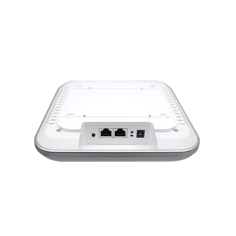 access point wifi da soffitto retro con porte ethernet e alimentazione