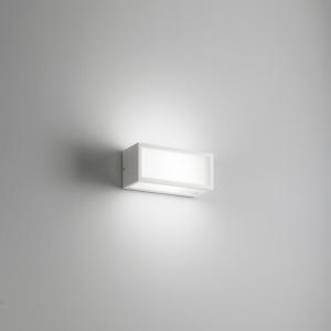 Applique parete alluminio biamco attacco e27 250x110x100mm  - 530