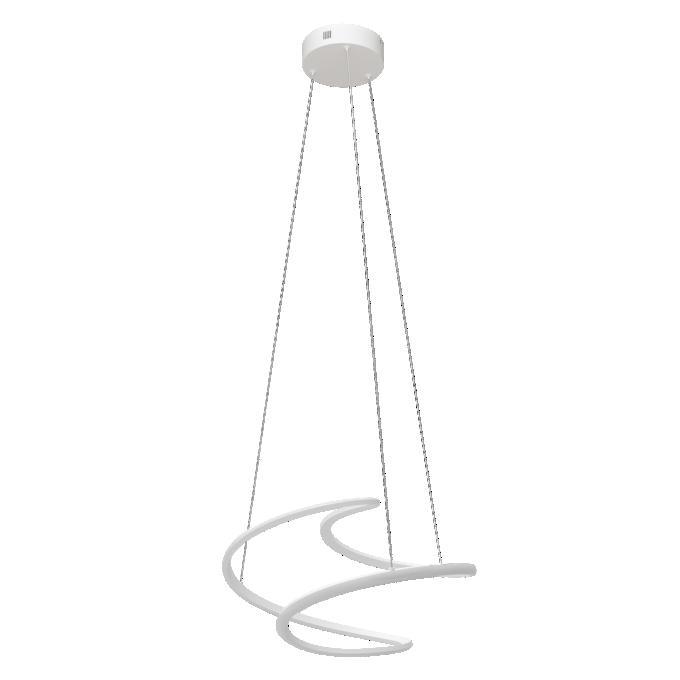 lampada a sospensione ledvance decor elipsy bianca profilo ellittico