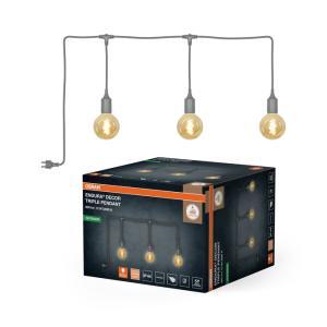 Sospensione portatile led e27 7m 3x4w  - lum724855