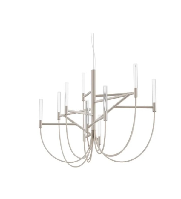 lampadario sospensione foscarini allumette m led 22w lampadario a sospensione foscarini allumette m led con bracci e diffusori