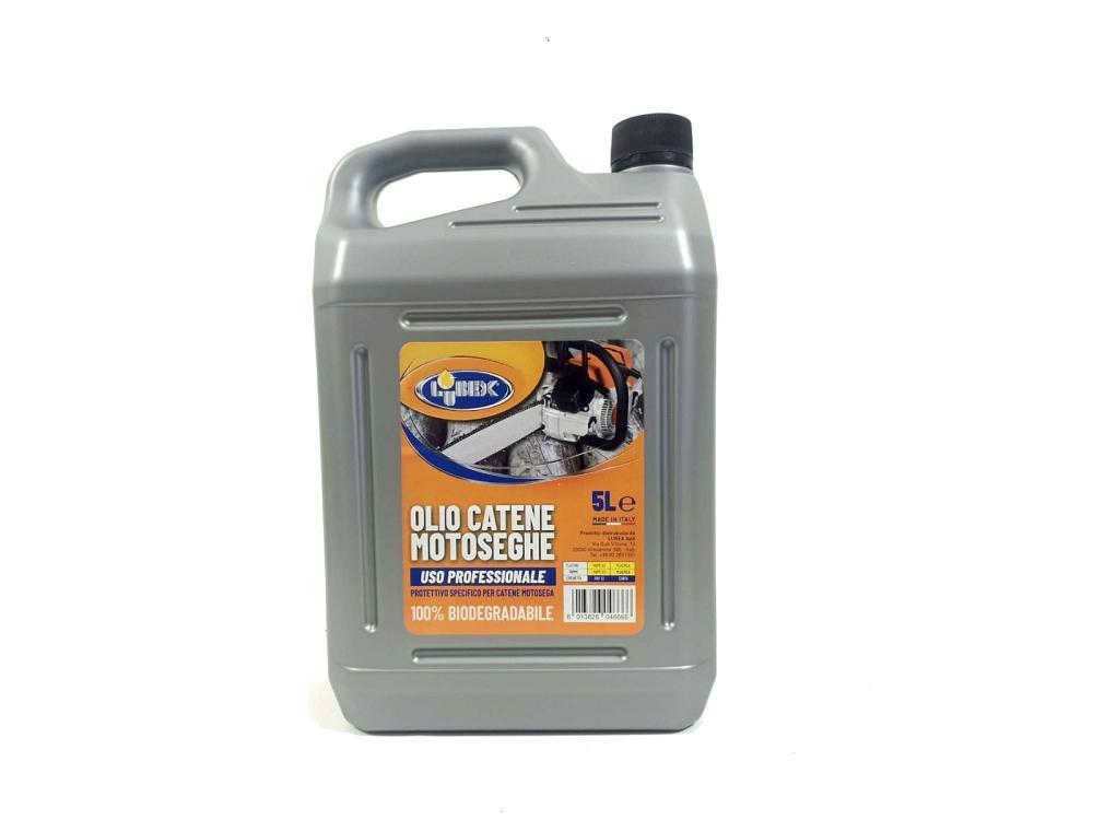 tanica olio catena motoseghe lubex 5 litri biodegradabile