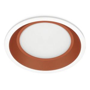 Faretto led incasso soffitto bianco/rame 30w 3000k  - ll14630u3