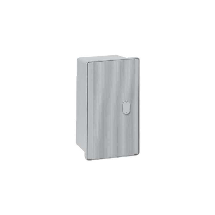 cassonetto per gruppo di misura in vetroresina con coperchio rigato