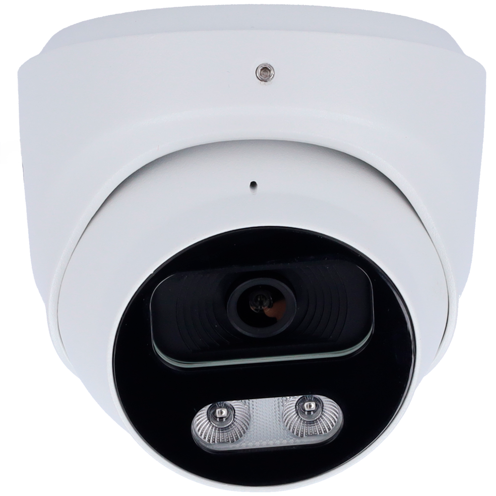 telecamera turret ip con illuminatore infrarossi e microfono integrato
